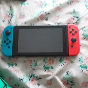 Nintendo Handheld Console Red and Blue